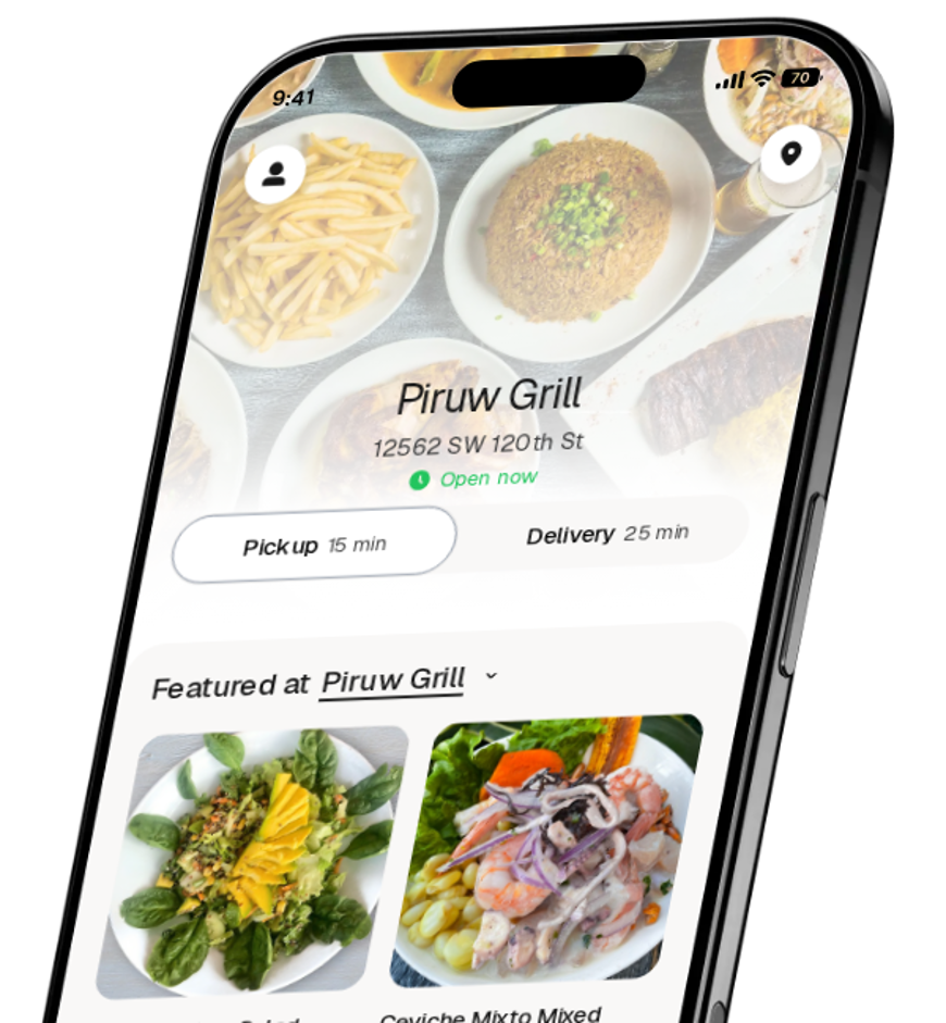 Piruw Grill app preview