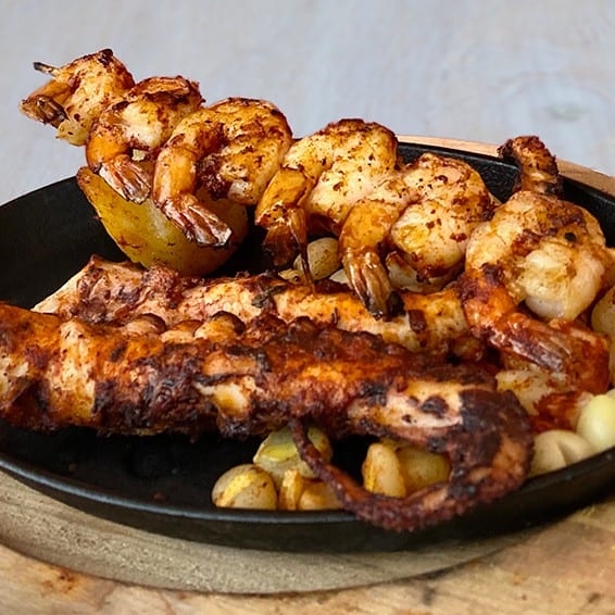 Pulpo a la Parrilla.