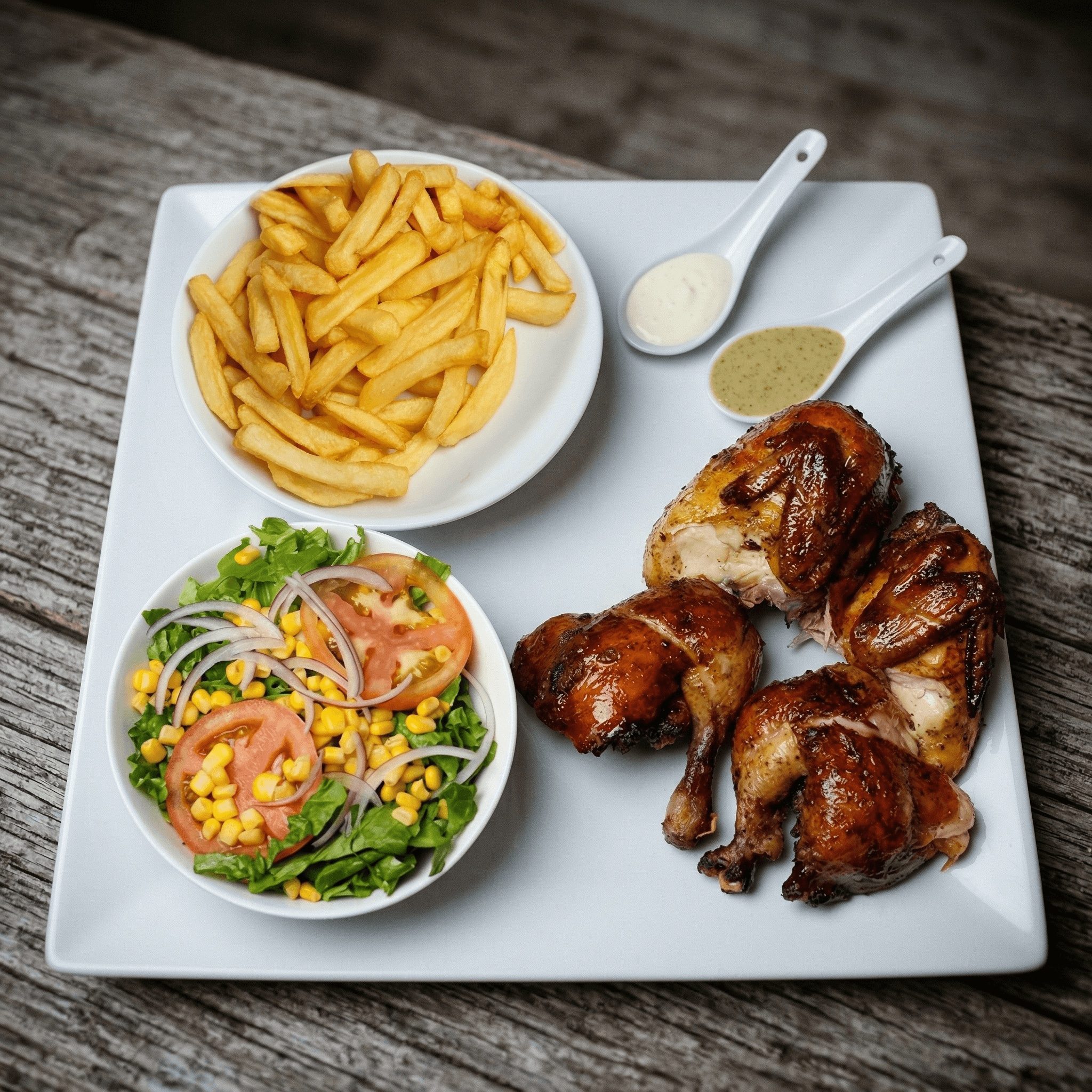 Pollo A La Brasa With 2 Sides.
