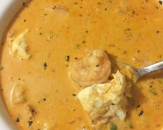 Risotto de Chupe de Camarones.